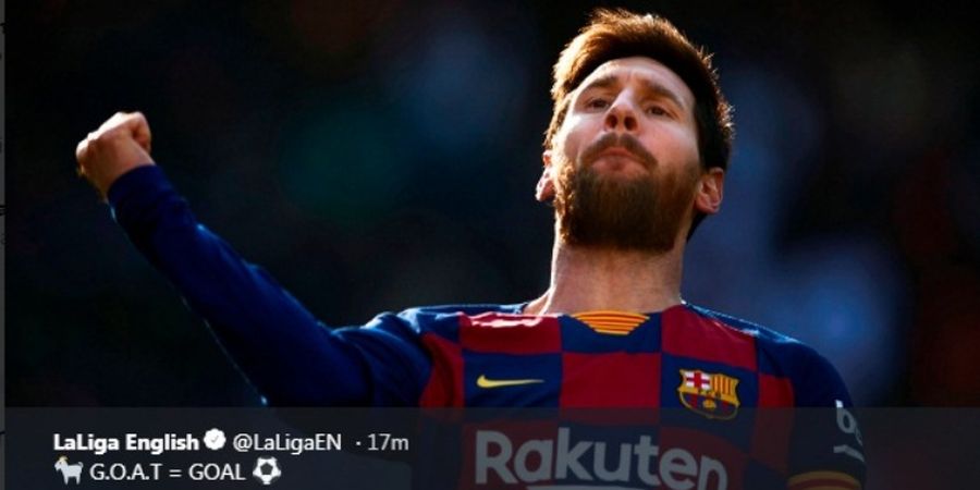 Hasil Liga Spanyol - Quattrick Messi Bawa Barcelona Gusur Real Madrid