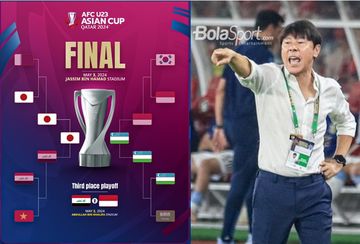 Pelatih Timnas U-23 Indonesia Shin Tae-yong menyambut Irak dalam perebutan peringkat ketiga Piala Asia U-23 2024 sekaligus tiket otomatis ke Olimpiade Paris 2024.