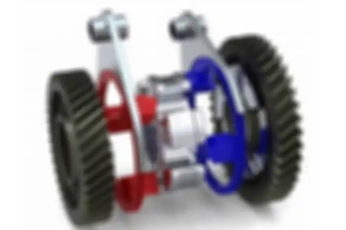 Ilustrasi seamless shift gearbox MotoGP