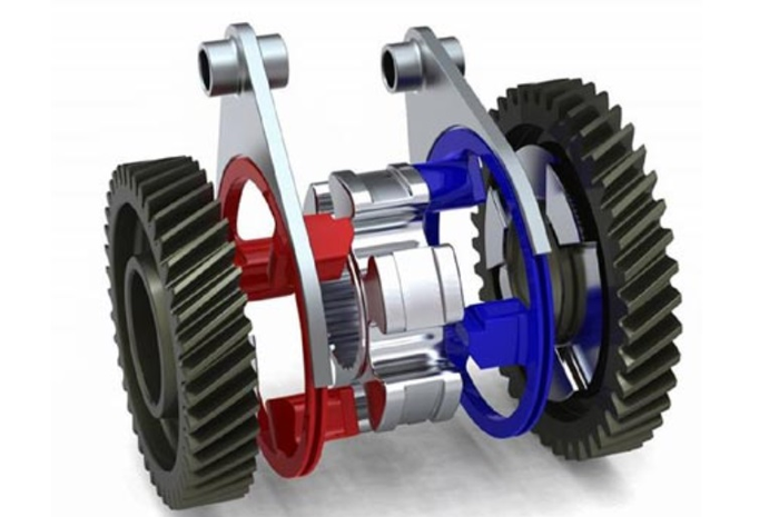 Ilustrasi seamless shift gearbox MotoGP
