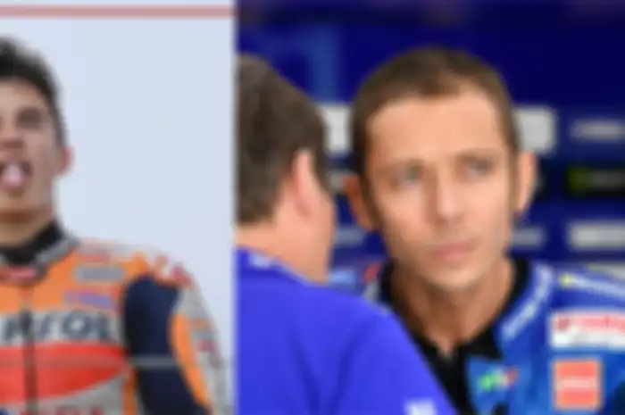Marc Marquez dan Valentino Rossi.