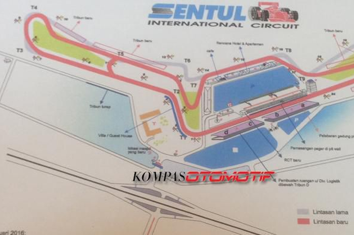 Ini desain baru sirkuit Sentul yang didesain oleh Herman Tilke, seorang arsitek dunia.