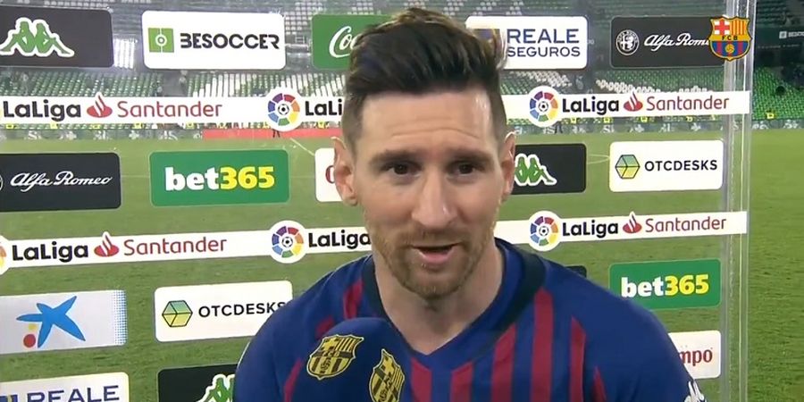 Diberi Standing Ovation oleh Publik Betis, Messi Dipuji Valverde