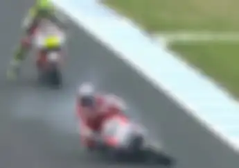 Latihan Resmi 4 MotoGP Australia, Video Andrea Dovizioso Jatuh Saat Kencang-kencangnya