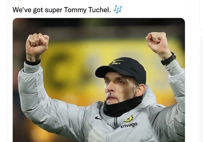 Pelatih Chelsea, Thomas Tuchel.