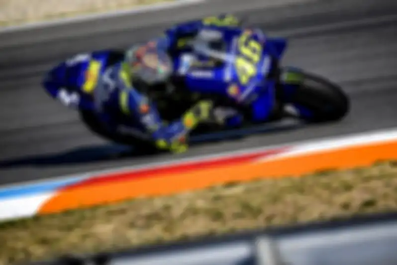 Valentino Rossi pada tes di Brno, Ceko