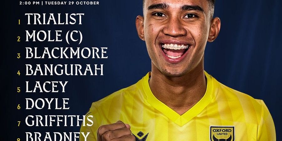 Marselino Ferdinan Rasakan Lagi Laga Kompetitif Setelah 7 Bulan, Bawa Oxford United U-21 Curi 3 Poin di Kandang Notts County