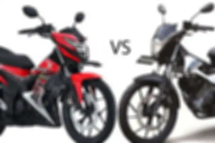 Ilustrasi Honda Sonic 150 R Vs Suzuki Satria F150