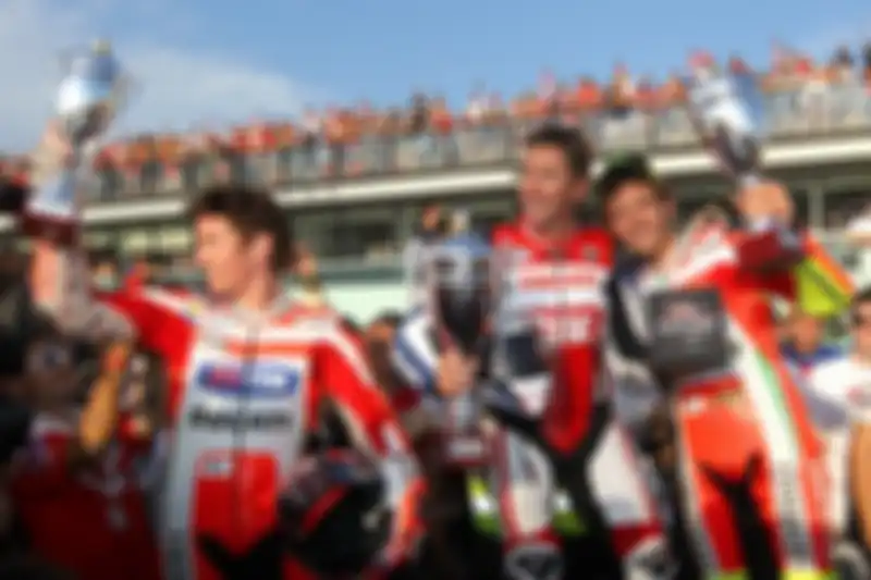 Nicky Hayden, Troy Bayliss, dan Valentino Rossi