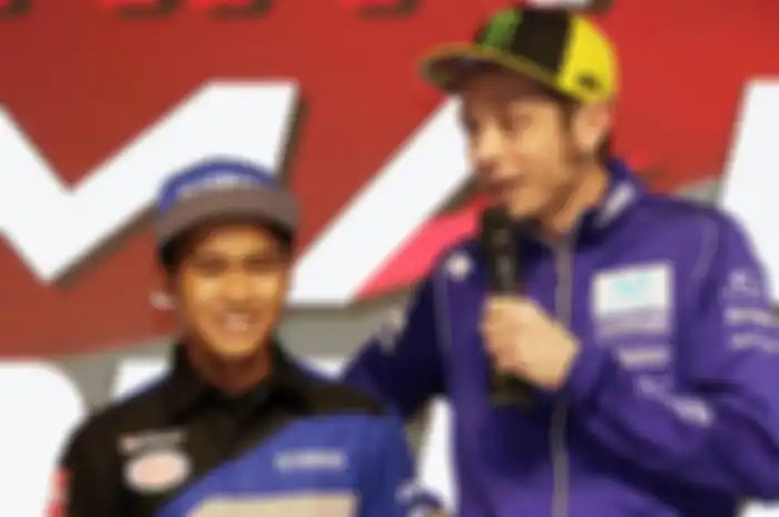 Galang Hendra dan Valentino Rossi