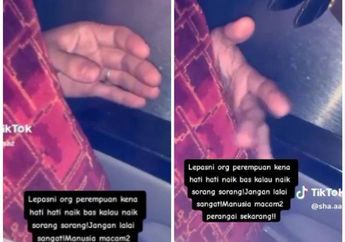 Tangannya Celamitan Pengin Raba-raba dari Balik Kursi Bus, Pria Ini Kepergok Wanita yang Hampir Jadi Korban Pelecehannya, Begini Nasibnya
