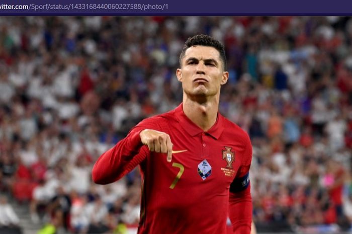 Megabintang timnas Portugal, Cristiano Ronaldo.