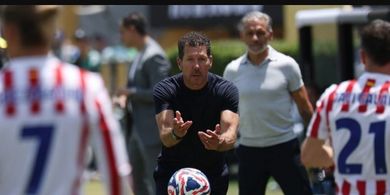 Meski Atletico Dihantui Kegagalan, Diego Simeone Tanpa Beban Hadapi Arsenal