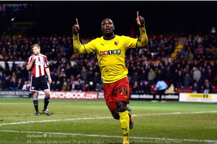 Odion Ighalo dipinjam Manchester United dari Shanghai Shenhua.