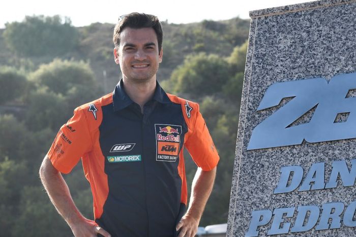 Pembalap penguji KTM, Dani Pedrosa. 