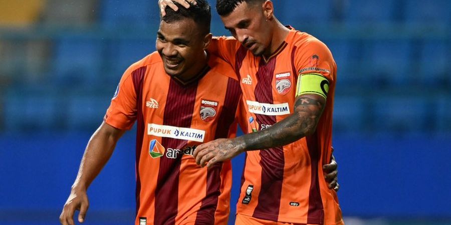 Hasil Liga 1 - Jebolan Liga 2 Cetak Brace, Borneo FC Pesta 5 Gol Tanpa Balas ke Gawang Madura United