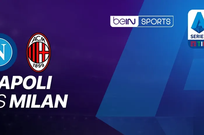 Cover laga Napolis vs AC Milan.