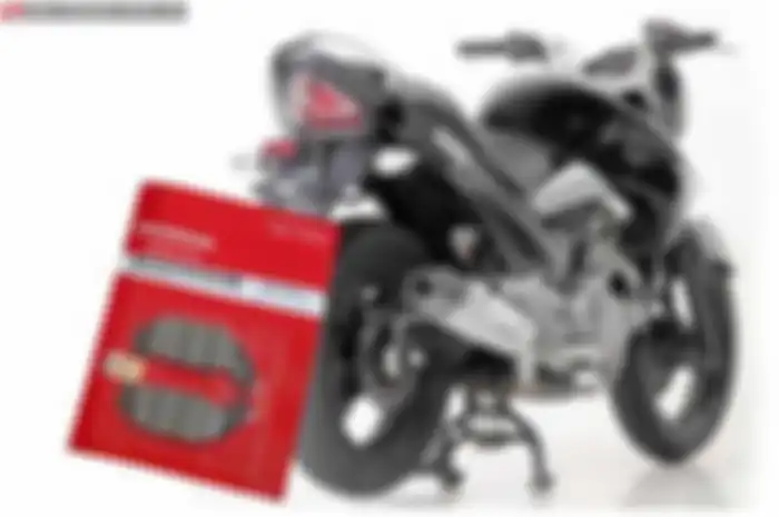 Ilustrasi Suzuki Inazuma pakai kampas rem motor Honda