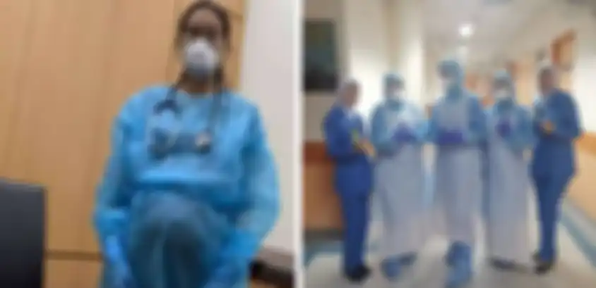 Dokter ini terus tangani pasien postif covid-19 meskipun sedang hamil tua