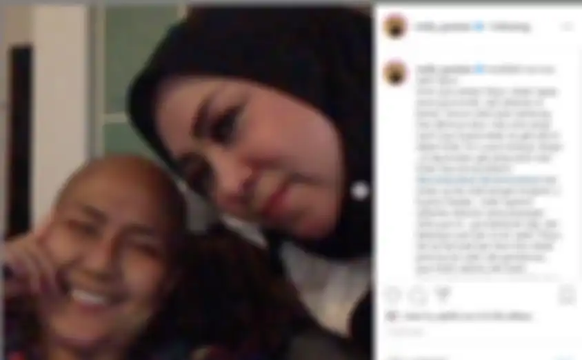 Unggahan Melly Goeslaw soal Ria Irawan.