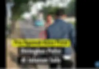 Video Viral! Berawal Dari Driver Gojek, Polisi dan TNI Ringkus Pria Ngamuk Bawa Pistol