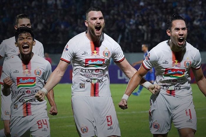 Marko Simic dkk gagal mempersembahkan kemenangan kepada Persija Jakarta di kandang PSIS Semarang, Minggu (26/5/2019).