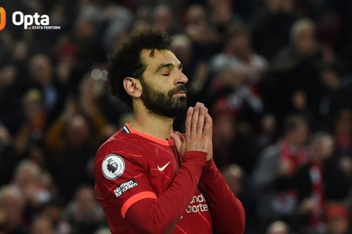 Penyerang Liverpool, Mohamed Salah, berjodoh dengan gawang Manchester United menyusul keberhasilannya membawa The Reds pesta gol atas The Red Devils.