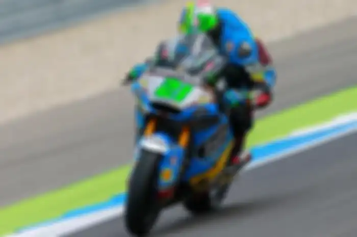 Franco Morbidelli di atas motor Marc VDS