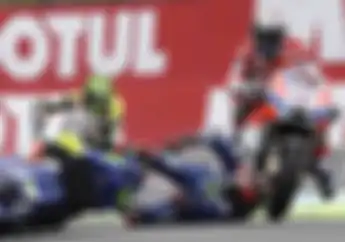 Ngilu.. Masih Ingat? Video Vinales Nyaris Banget Terlindas Dovizioso di MotoGP Belanda