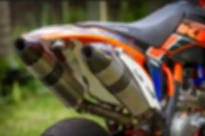Suara knalpot khas KTM bisa ditiru di motor bebek atau matic