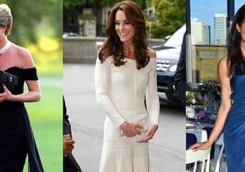 Perbandingan Gaya Busana Diana, Kate Middleton dan Meghan Markle, Mana yang Paling Modis?