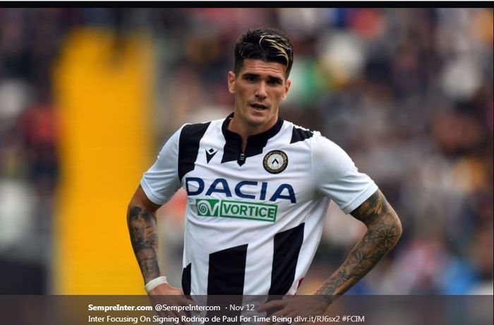 Pemain Udinese, Rodrigo de Paul.