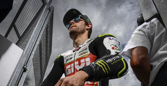 Pembalap LCR Honda, Cal Crutchlow saat melakoni seri MotoGP Jerman 2019