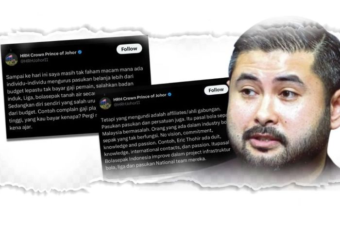 Tunku Ismail mengkritik pedas para pengelola sepak bola Malaysia dan meminta mereka mencontoh Erick Thohir.