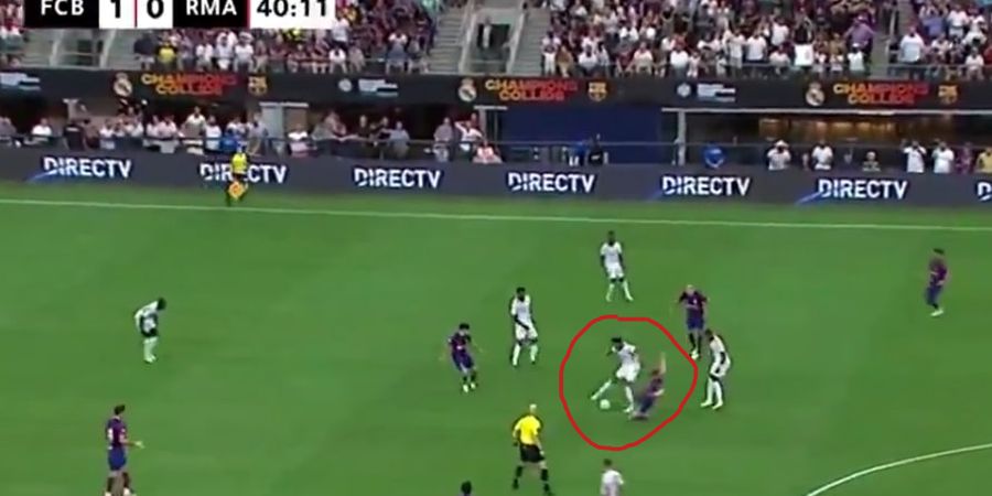 Tekel Brutal De Jong dan Tchouameni di Partai Barcelona Vs Real Madrid, Apa Itu Laga Persahabatan?