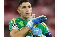 Usai Dihukum FIFA, Kiper Timnas Argentina Emiliano Martinez Jadi Bintang Liga Champions