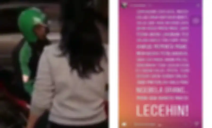 Wanita marah-marah terhadap driver ojol lantaran merasa dilecehkan