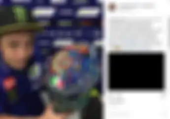Jelang Tes Resmi MotoGP Sepang, Karena Helm Baru Valentino Rossi Takut Jatuh