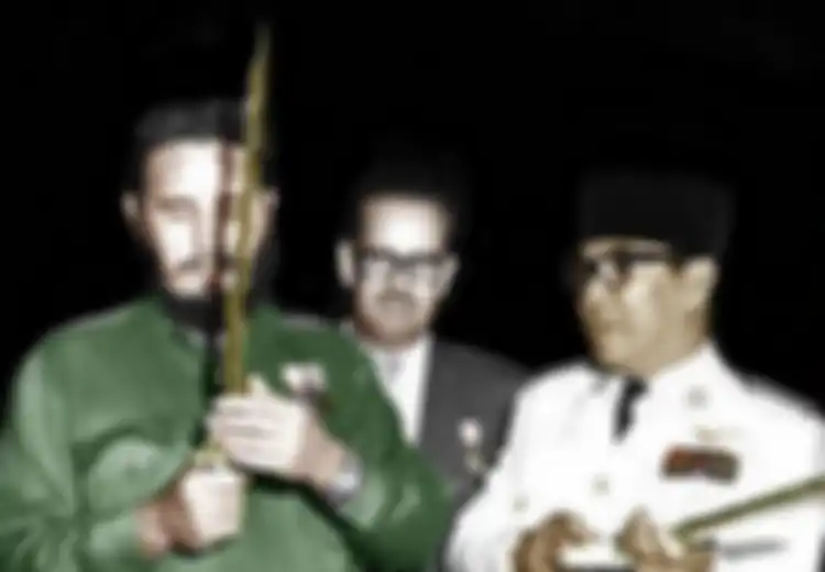 Saat Fidel Castro Terperangah Mengelus-elus Tongkat Bung Karno Sambil, Soekarno: 'Kalau Anda Pegang Ini Akan Keluar Jin'