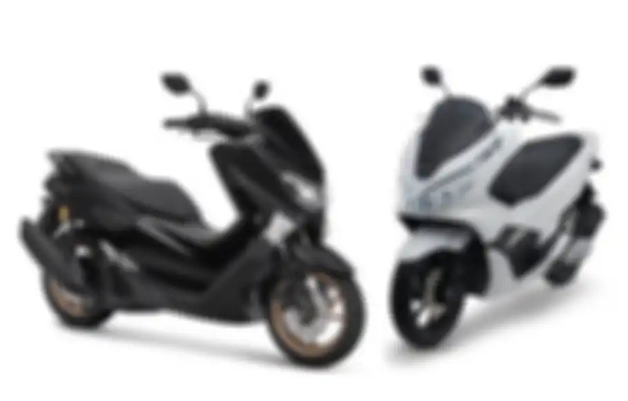 Yamaha NMAX dengan kubikasi 155 cc dan All New Honda PCX 150 mengusung mesin 150 cc