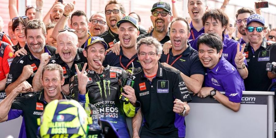 Finis di Urutan Ke-2, Valentino Rossi Tak Lihat Marc Marquez