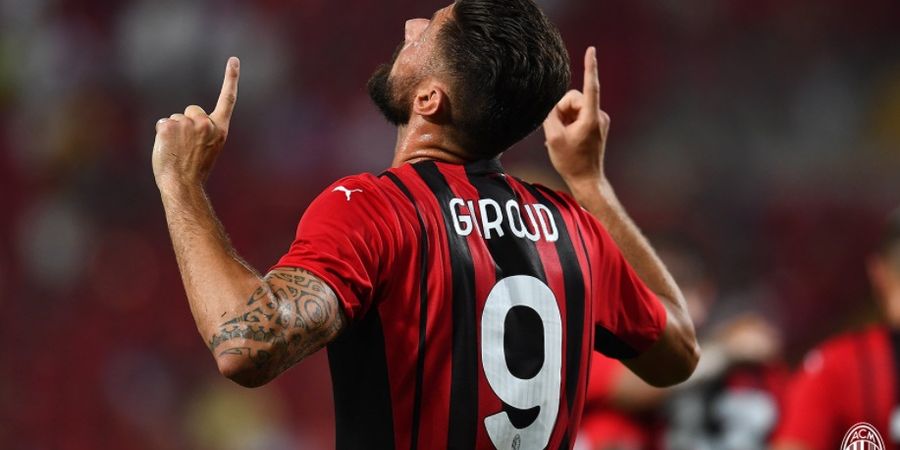 Susunan Pemain AC Milan Vs Torino - Olivier Giroud Ujung Tombak, Zlatan Ibrahimovic Cadangan