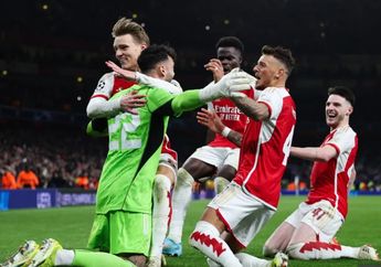 Hasil Liga Champions - Arsenal Lolos Dramatis Usai 14 Tahun, Man City Menanti di Perempat Final?