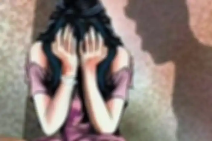 Ilsutrasi wanita yang diperkosa