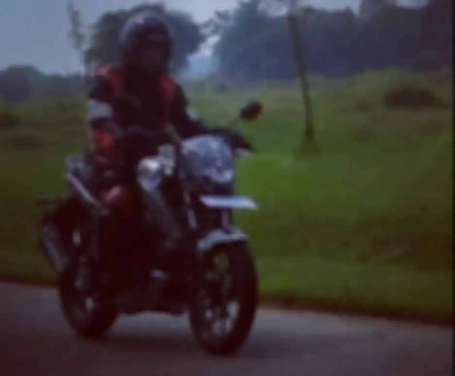 Desain terduga Suzuki Bandit 150 terlihat dari depan