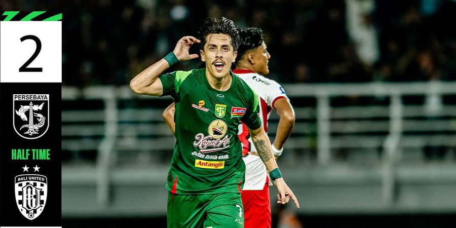 Hasil Super League - Magis Fransisco Rivera Benamkan Bali United, Persebaya Menang dalam Laga Hujan 7 Gol