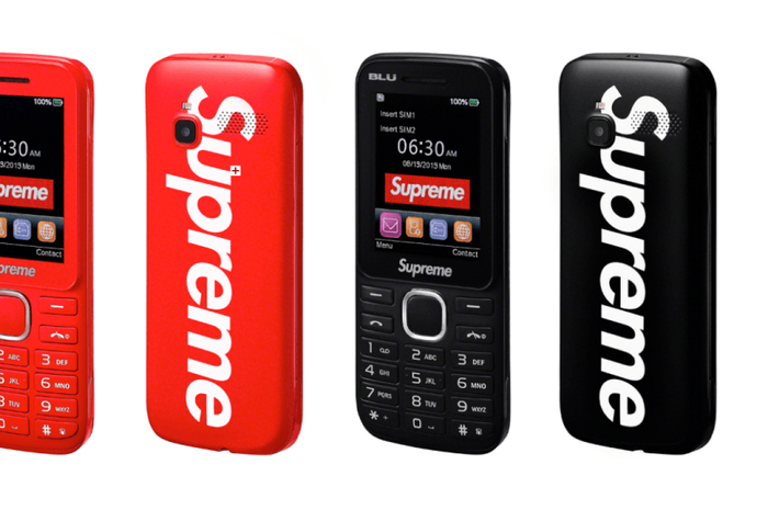 Hape Khusus Hypebeast, Supreme BLU Burner Phone Cuma Rp 400 Ribuan