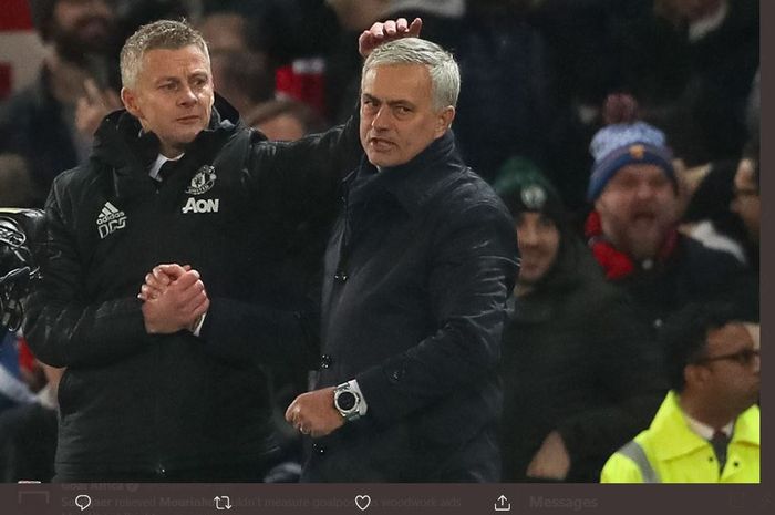 Manchester United dan tim asuhan Jose Mourinho tidak masuk daftar tiga klub pesaing Liverpool dan Manchester City di Liga Inggris musim ini.