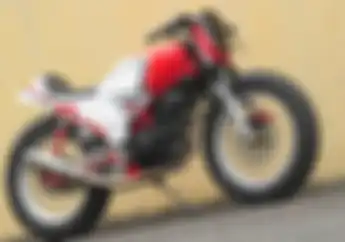Bosan Tampang Pabrikan, Motor Honda Sonic 150 Berubah Jadi Batangan