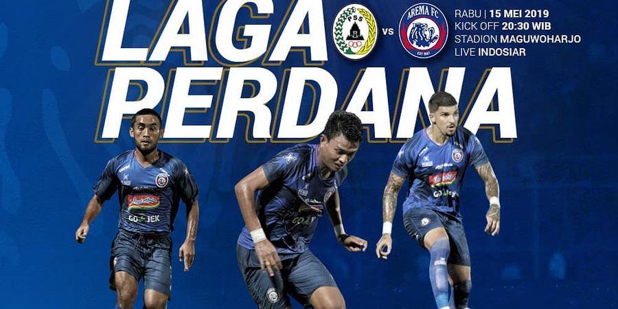 Prediksi Starting Line-up  PSS Sleman Vs Arema FC di Laga Perdana Liga 1 2019